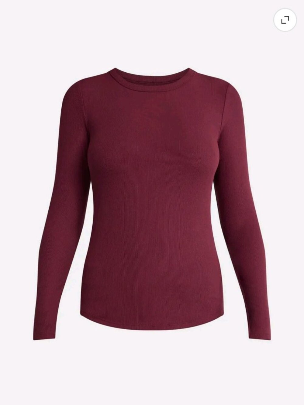 Long Sleeve Burgundy Shirt